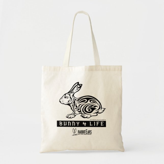 Bolso De Tela Conejito tote de 4 vidas (Frente)