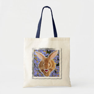Bolso De Tela Conejo adorable enmarcado con corazón dulce