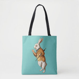 Bolso De Tela Conejo blanco (Alicia en el país de las maravillas