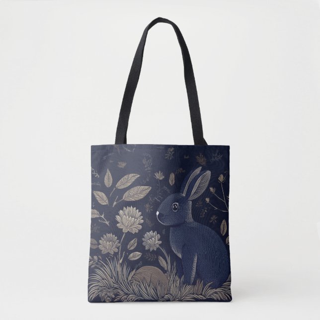 Bolso De Tela Conejo caprichoso (Anverso)