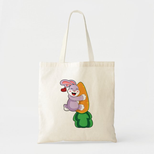 Bolso De Tela Conejo con zanja (Frente)