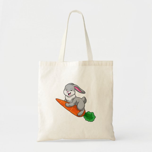Bolso De Tela Conejo con zanja (Frente)