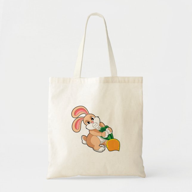 Bolso De Tela Conejo con zanja (Frente)