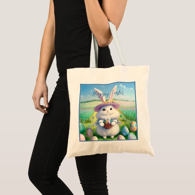 Bolso De Tela Conejo Cute Easter 01 (Anverso (producto))