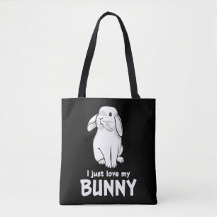 Bolso De Tela Conejo Cuto Me Encanta Mi Conejo