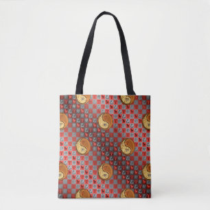 Bolso De Tela Conejo de Aries y Madera.