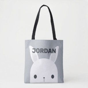 Bolso De Tela Conejo de conejo pequeño y lindo con nombre person