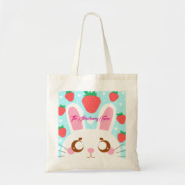 Bolso De Tela Conejo de fresa
