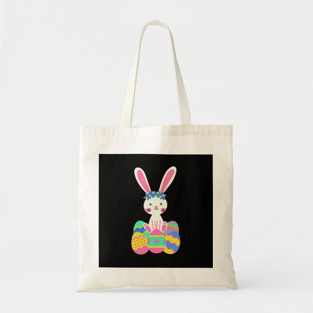 Bolso De Tela Conejo de Pascua (Frente)