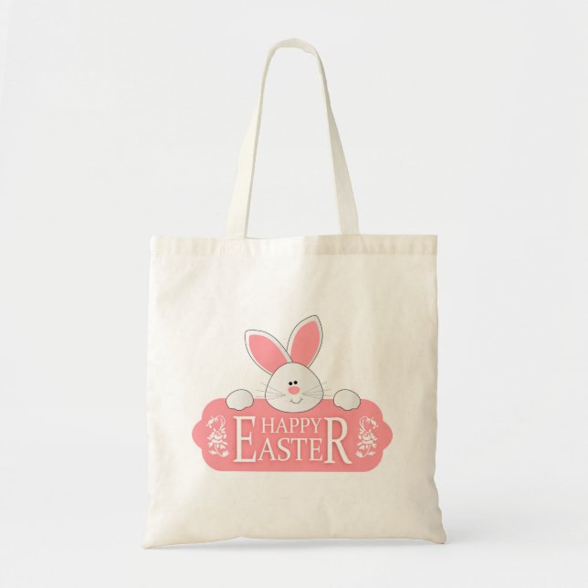 Bolso De Tela Conejo de Pascua (Frente)