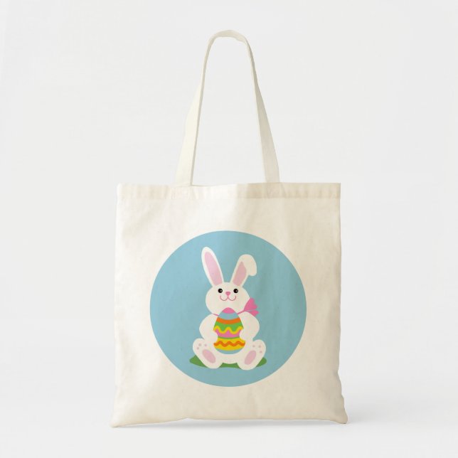 Bolso De Tela Conejo de Pascua (Frente)