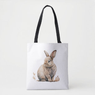 Bolso De Tela Conejo de Pascua
