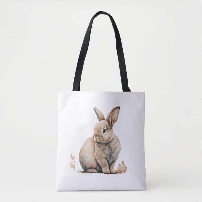 Bolso De Tela Conejo de Pascua (Anverso)
