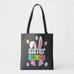 Bolso De Tela Conejo de Pascua de Hermana de Familia a Juego