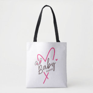 Bolso De Tela Conejo de Pascua Familiar a Juego