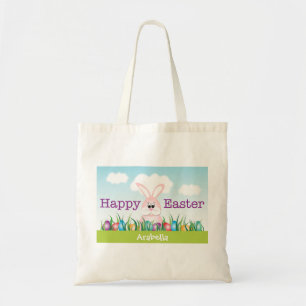 Bolso De Tela Conejo de Pascua Feliz Pascua