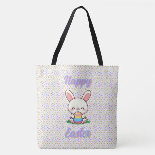 Bolso De Tela Conejo de primavera/Semana Santa con huevo