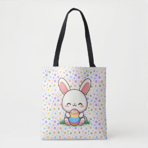 Bolso De Tela Conejo de primavera/Semana Santa con huevo