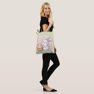 Bolso De Tela Conejo de primavera/Semana Santa con huevo