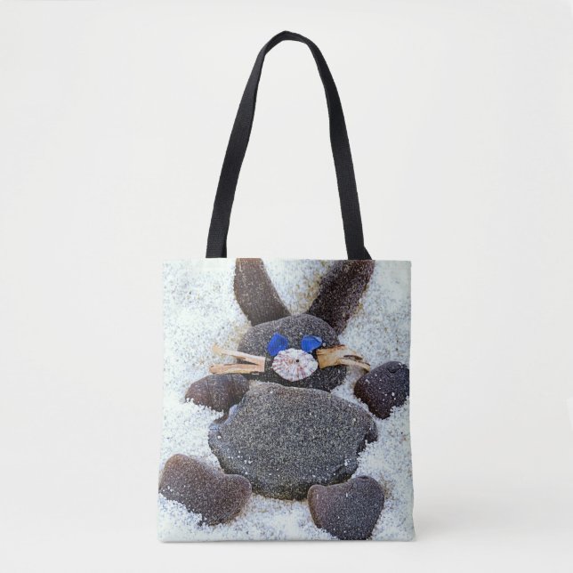 Bolso De Tela Conejo de vidrio marino - tote (Anverso)