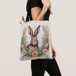 Bolso De Tela Conejo lindo Cottagecore