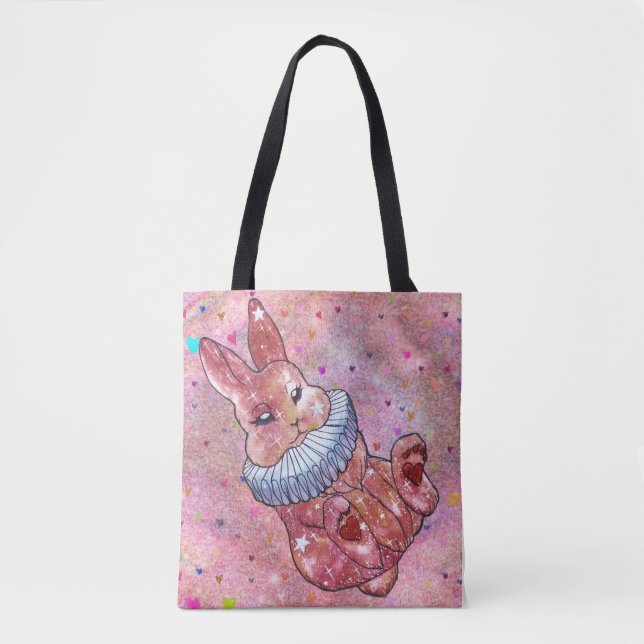 Bolso De Tela Conejo llamado Ladybug (Anverso)