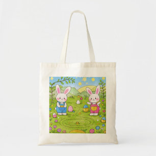 Bolso De Tela Conejo personalizado con zanahoria