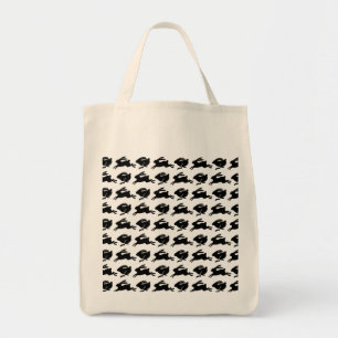 Bolso De Tela Conejos Black Bunny