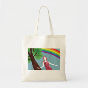 Bolso De Tela Conexión arco iris