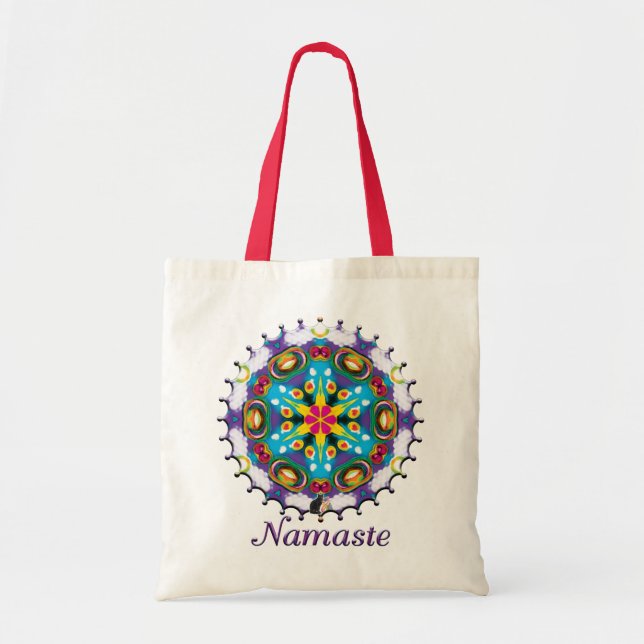 Bolso De Tela Confección Namaste Kaleidoscope (Frente)