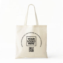 Conference Name QR Code Tote Bag