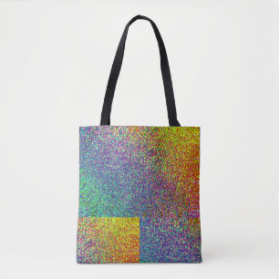 Bolso De Tela Confetti arcoíris