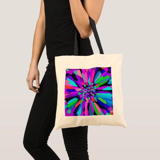 Bolso De Tela Confetti Flower Purple (Anverso (producto))