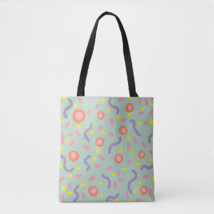 Bolso De Tela Confetti Joy Lines and Dots
