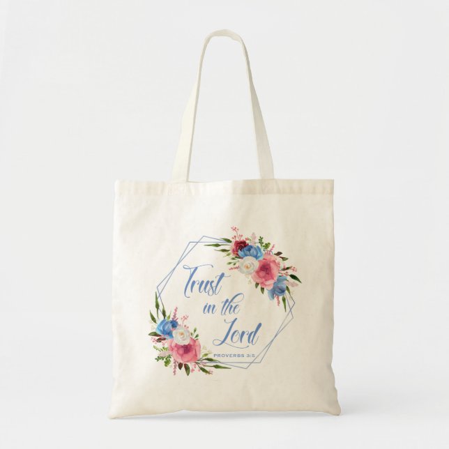 Bolso De Tela Confía en el Señor (Frente)