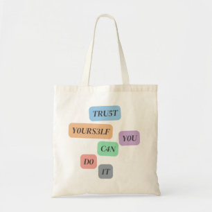 Bolso De Tela Confía en ti mismo