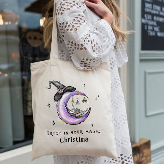 Bolso De Tela Confía En Tu Bruja Luna Cita Inspiradora
