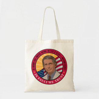 Bolso De Tela Confiamos en Fauci