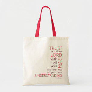 Bolso De Tela Confianza en el señor Bag