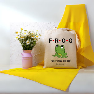 Bolso De Tela Confiar plenamente en Dios Personalizado