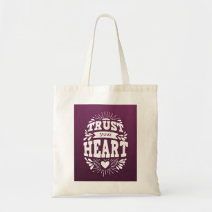 Bolso De Tela Confíe en su corazón