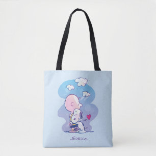 Bolso De Tela Confort y seguridad   Charlie y Snoopy Hug