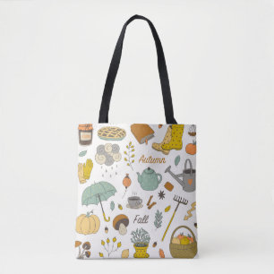 Bolso De Tela conjunto de caídas de color adorable con dibujos a