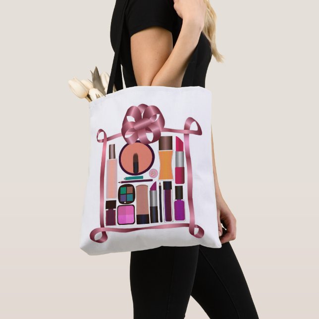 Bolso De Tela Conjunto de cosméticos (Detalle)
