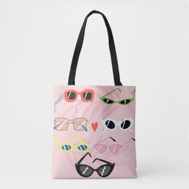 Bolso De Tela Conjunto de gafas de sol de moda al estilo persona (Anverso)