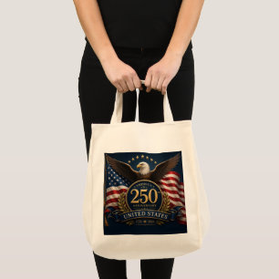 Bolso De Tela Conmemoración 250 Aniversario USA Recuerdo Patriót