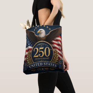 Bolso De Tela Conmemoración del 250 aniversario de EE. UU. Patri
