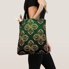 BOLSO DE TELA CONOCIMIENTOS CELTICOS VERDES Y ORÍGENES IRLANDESE
