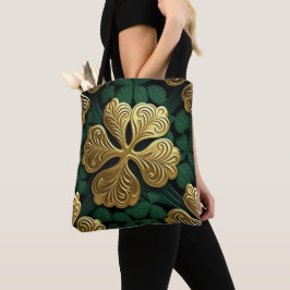BOLSO DE TELA CONOCIMIENTOS CELTICOS VERDES Y ORÍGENES IRLANDESE