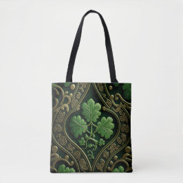 BOLSO DE TELA CONOCIMIENTOS CELTICOS VERDES Y ORÍGENES IRLANDESE